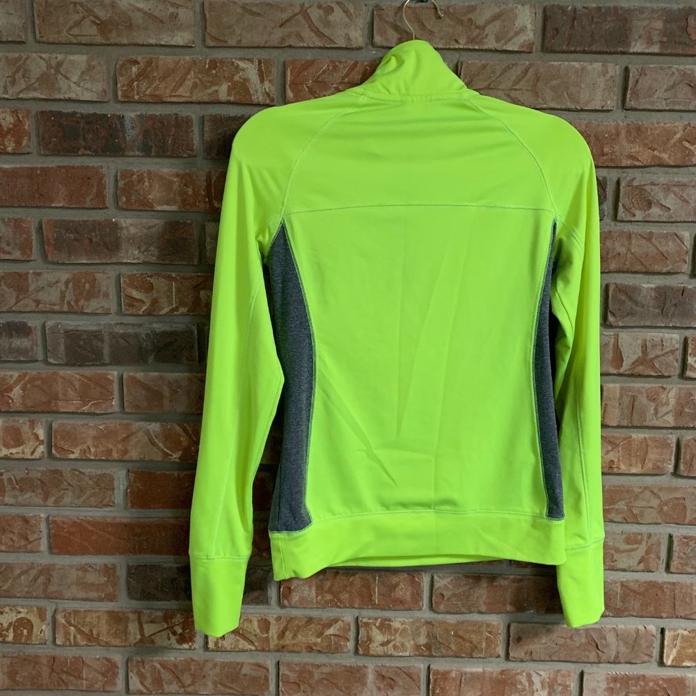 Victoria's Secret 1/4 Zip X-Small Neon Yellow Women's Ultimate Pullover Shirt - Picture 2 of 10